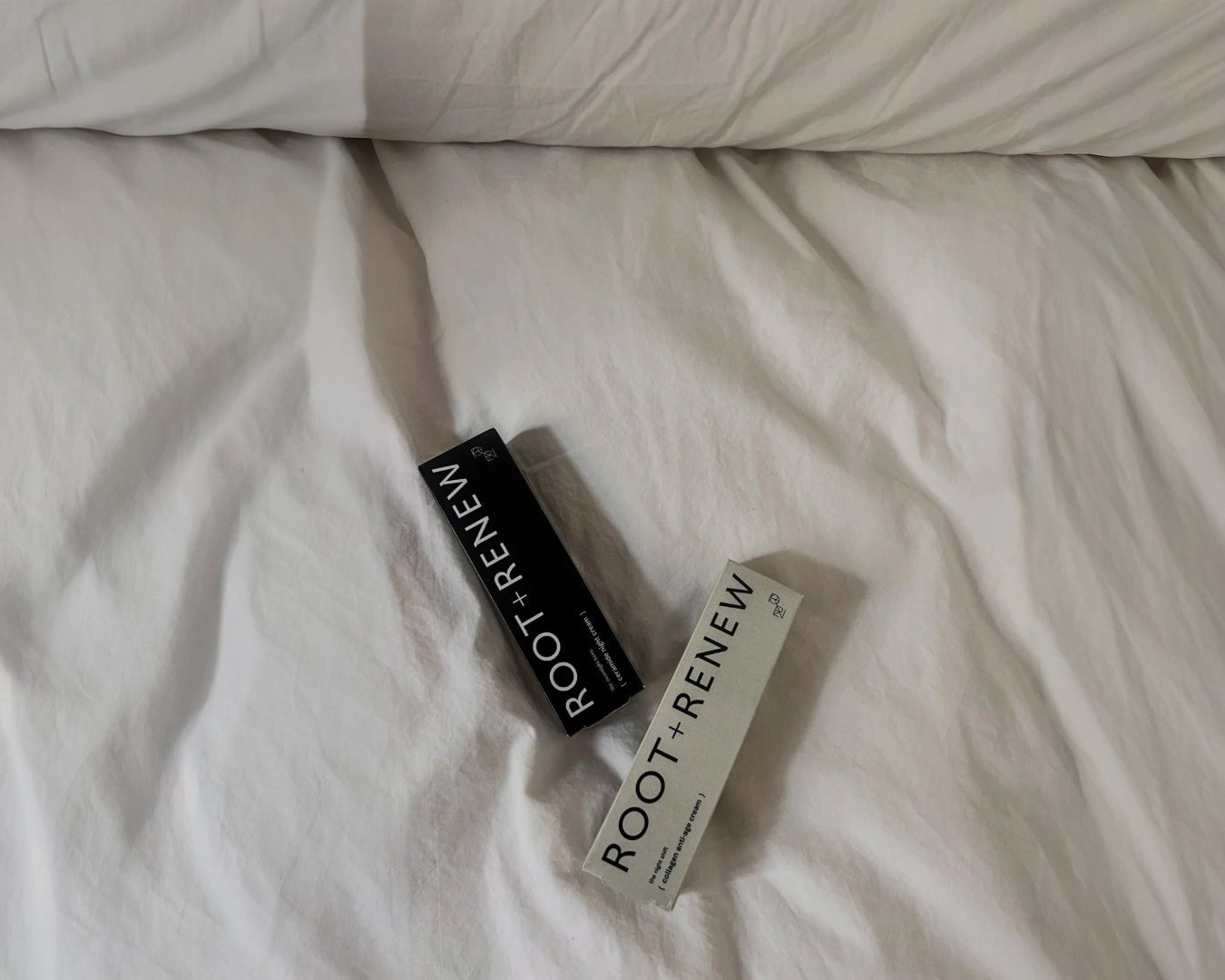 Simple morning versus night skincare routine comparison