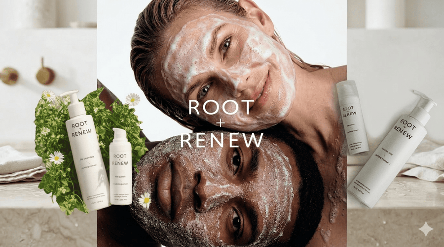 Skincare product order showing cleanser, serum, moisturizer and sunscreen