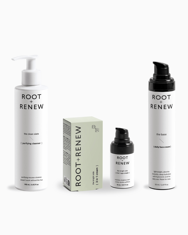 The Foundation — Men’s Skincare Set - Root & Renew