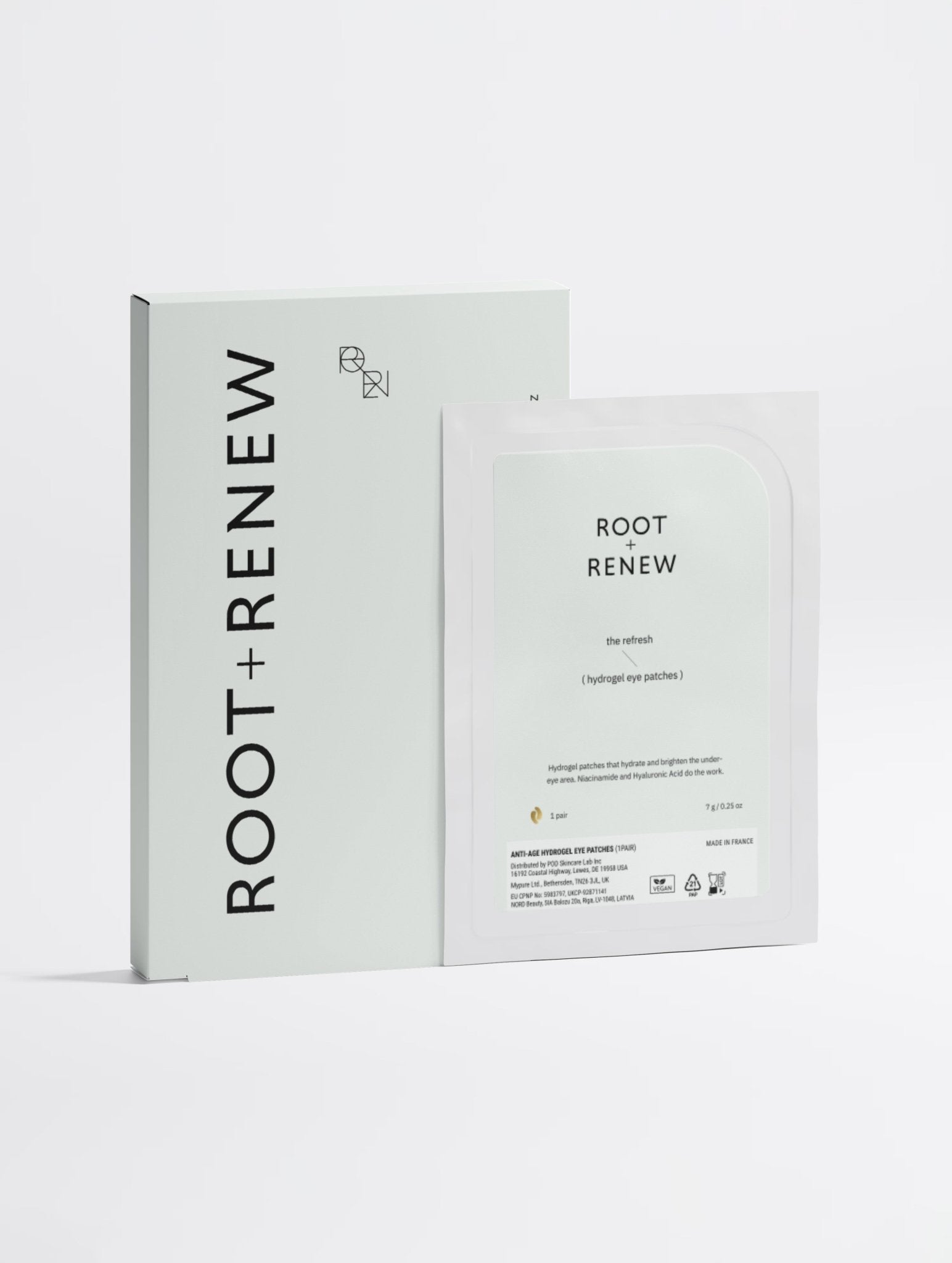 The Refresh — Anti-Age Hydrogel Eye Patches, 7 pcs - Root & Renew